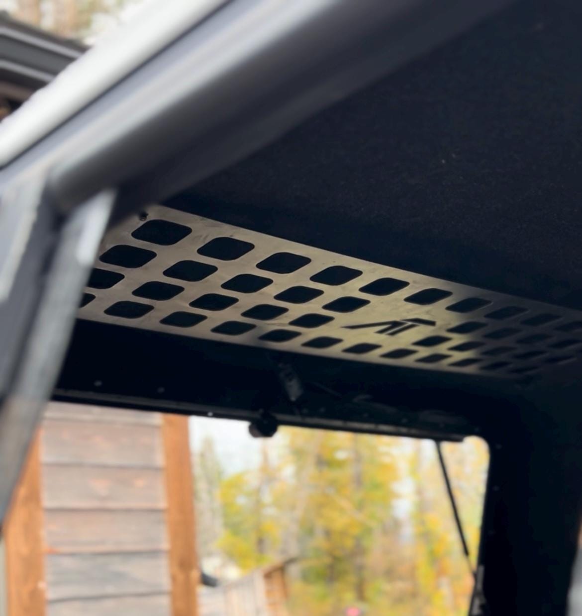 Toyota Tundra 1st Gen Leer Topper MOLLE Panel: Overhead Storage Rack