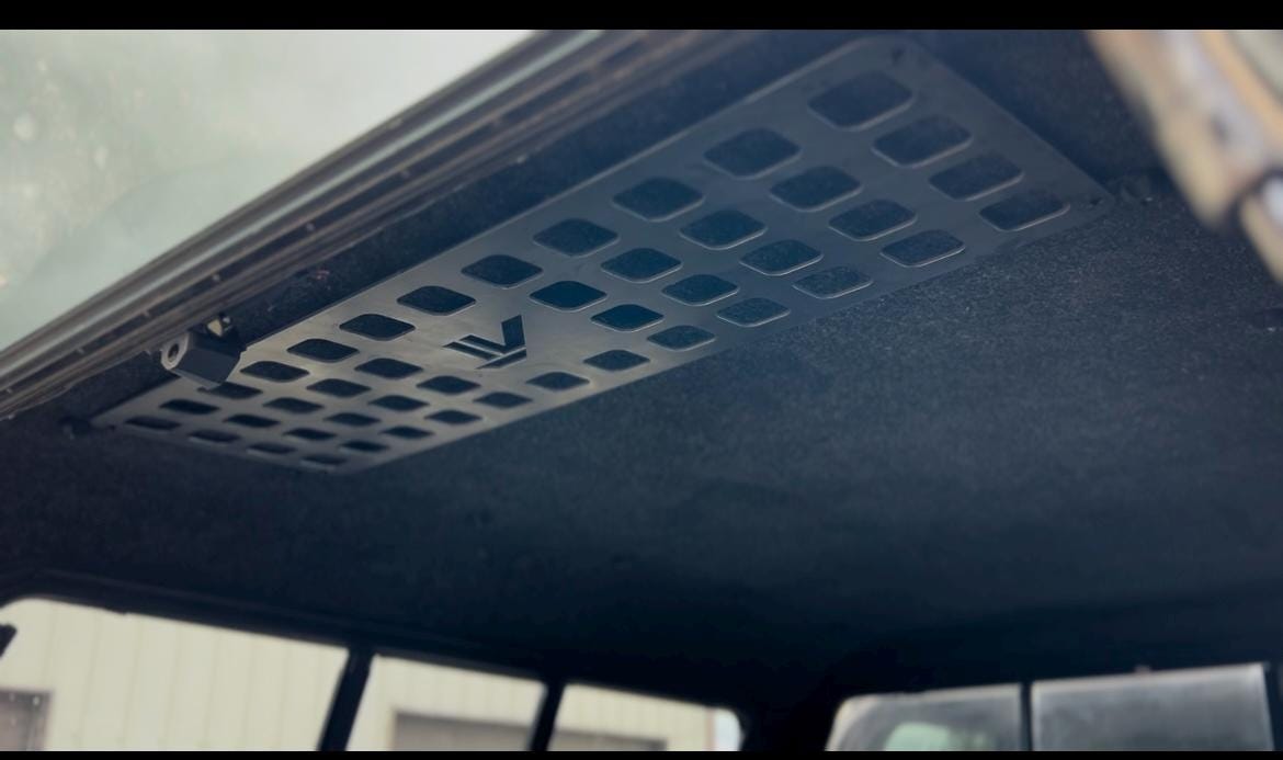 Toyota Tundra 1st Gen Leer Topper MOLLE Panel: Overhead Storage Rack