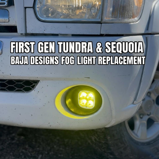 Tundra Sequoia Baja Designs Squadron Fog Light Housing (3D-Printed)