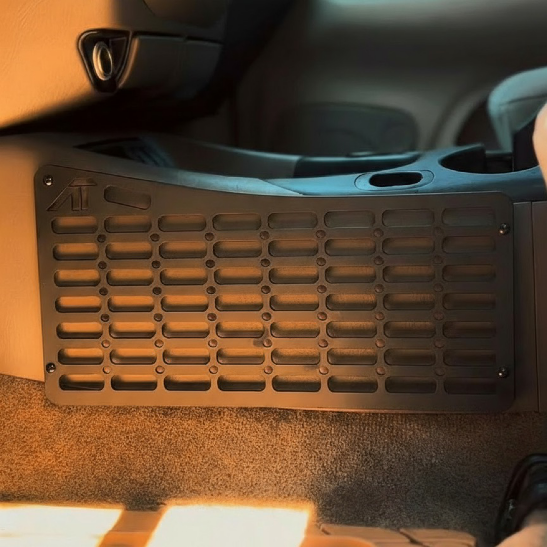 1st Gen Toyota Tundra laser-cut steel interior MOLLE panel set — Alpine Trail Co