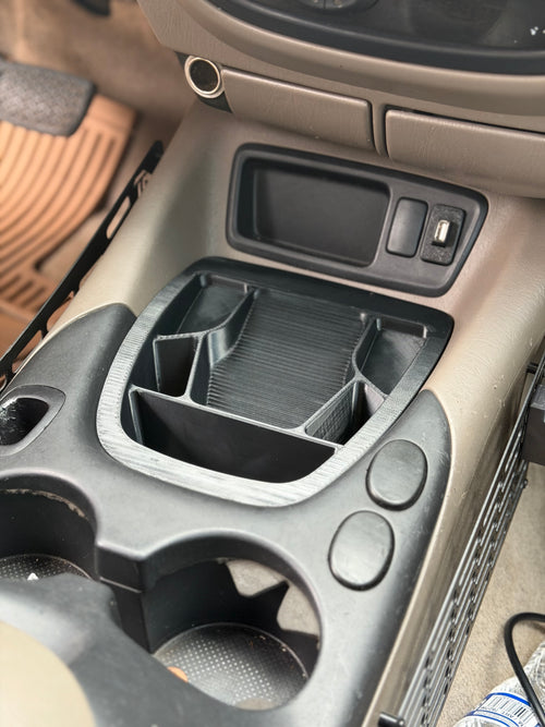 2000–2006 Toyota Tundra & Sequoia Center Console Tray – Vertical Phone Stand + MagSafe Ready | 3D Printed ASA, 1st Gen
