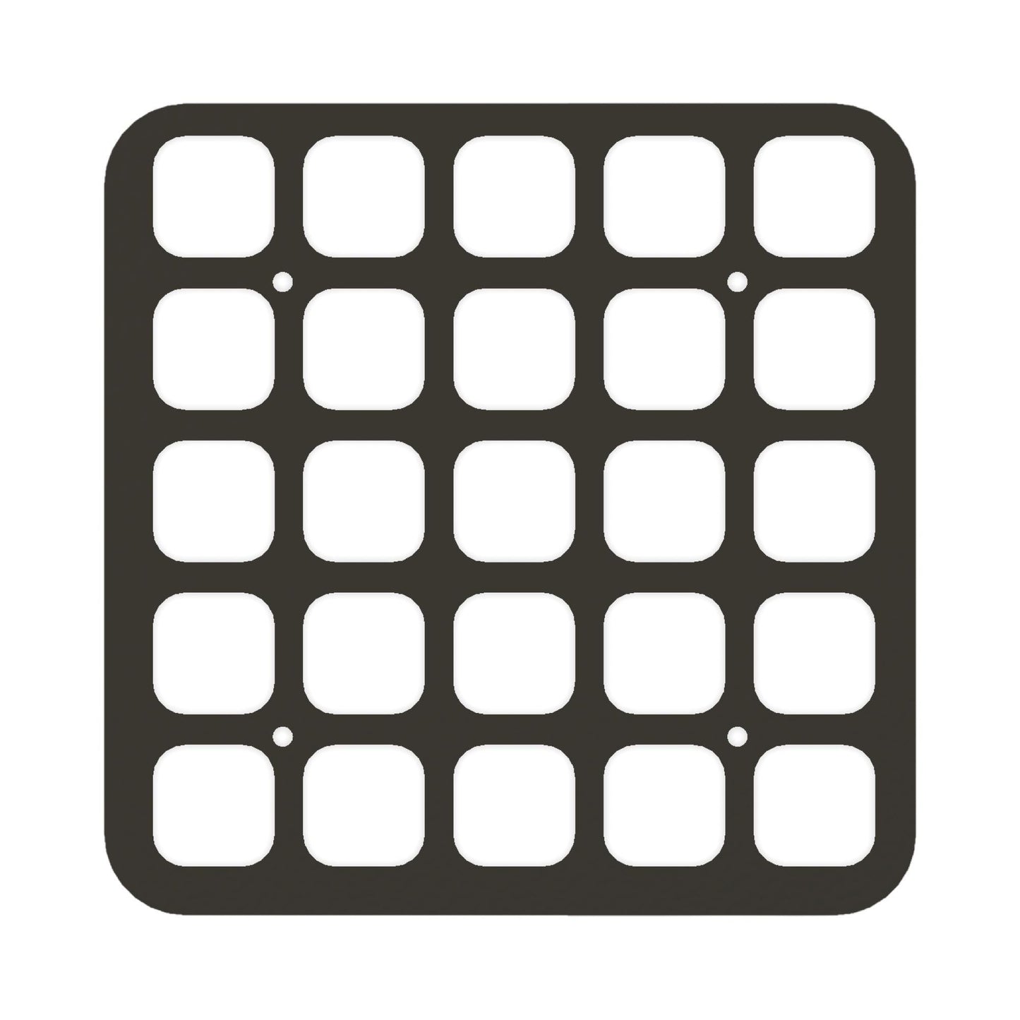 Universal 10x10 MOLLE Panel | 1/8” Steel Powder Coated | Gear Storage Mount Organizer | Includes Stainless Hardware + Nylon Spacers