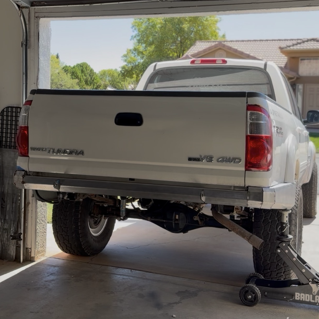 Laser-cut steel rear bumper weld kit for the 2000–2006 Tundra