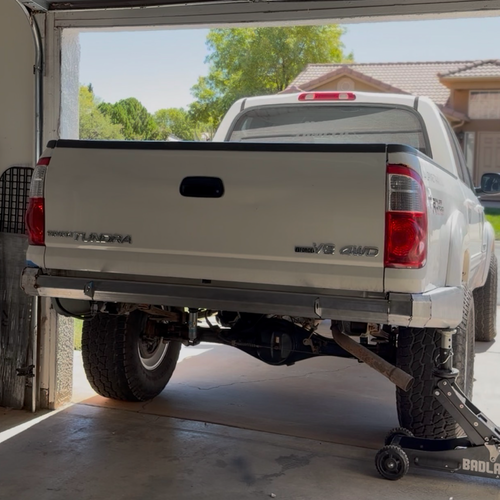 Laser-cut steel rear bumper weld kit for the 2000–2006 Tundra