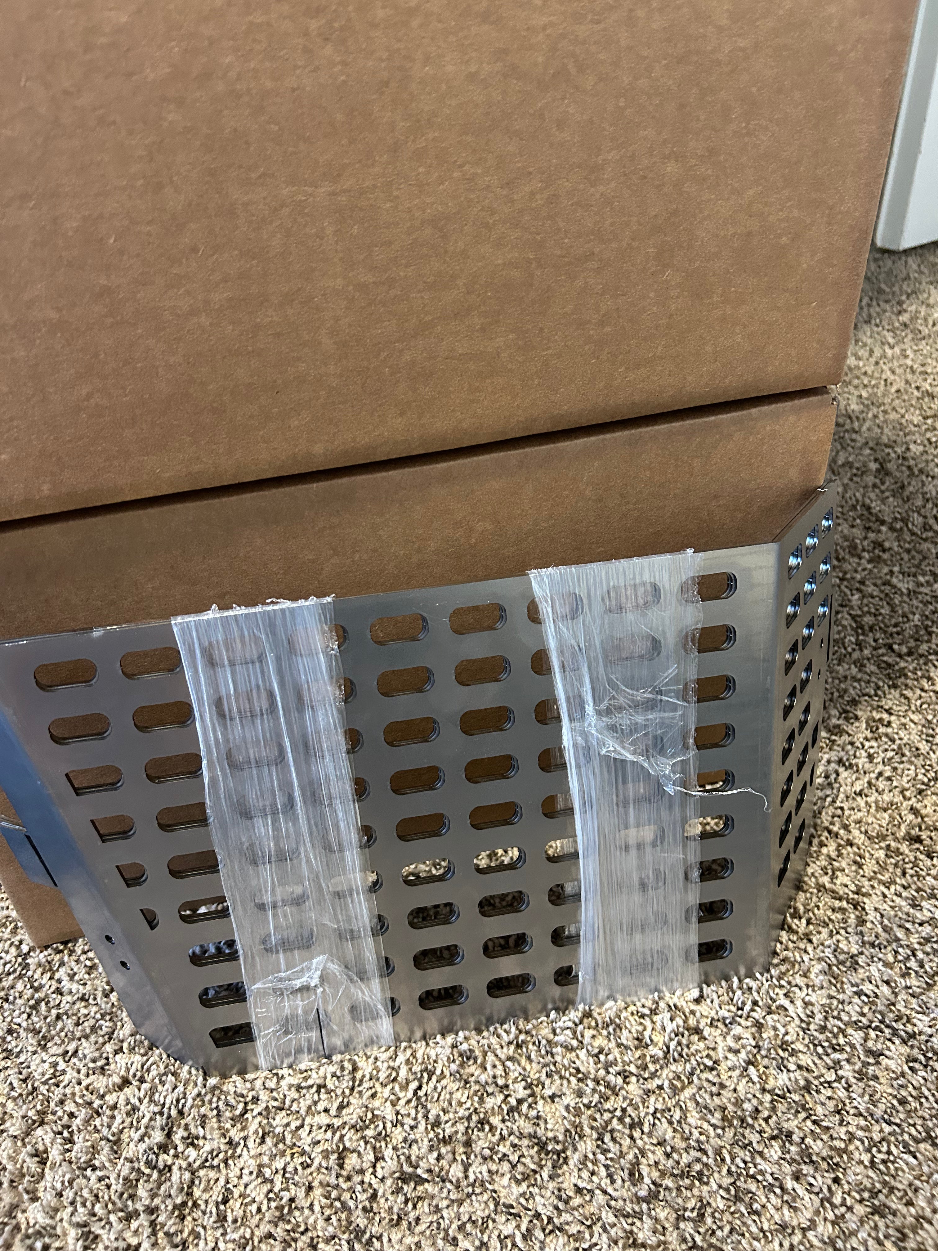 Raw 14-gauge uncoated steel Trail Cubby for the 5th Gen 4Runner — bare DIY-finish rear cargo box