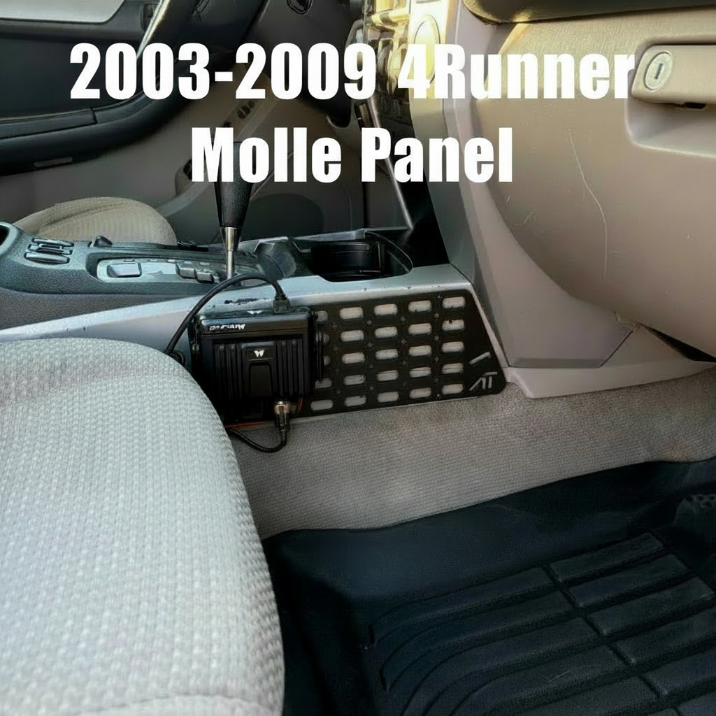 4th Gen 4Runner MOLLE Panel Set: Steel Console Organizer, 2003-2009