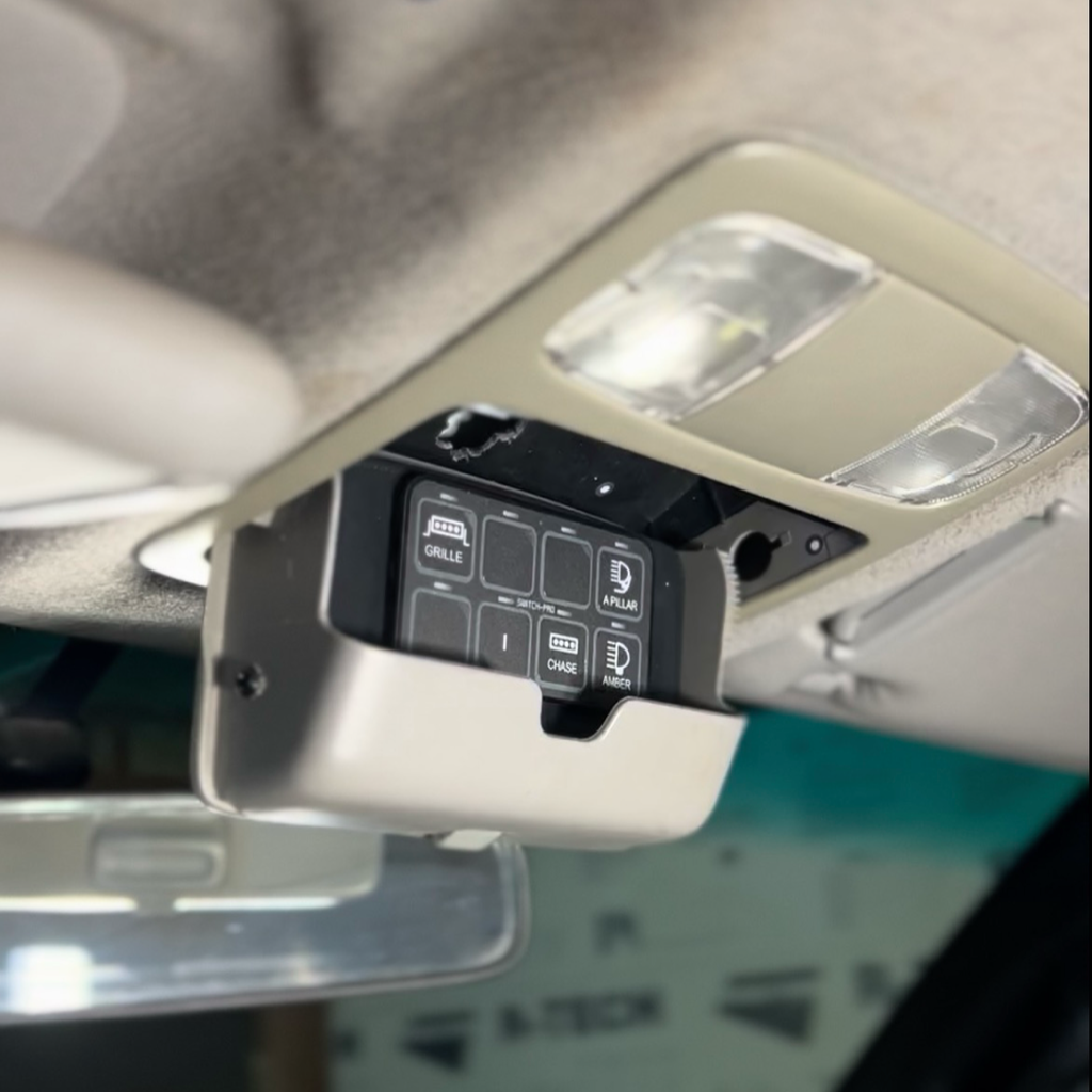 2003–2009 Toyota 4Runner Sunglass Holder Switch Pro 9100 Hidden Mount – 4th Gen