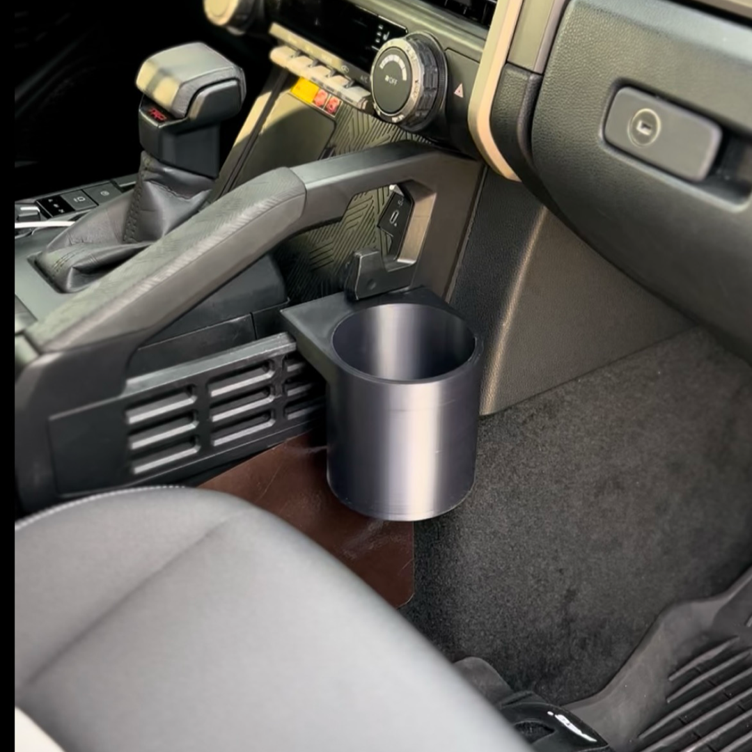 Oversized XL cupholder drop-in replacement for a 4th Gen Toyota Tacoma console