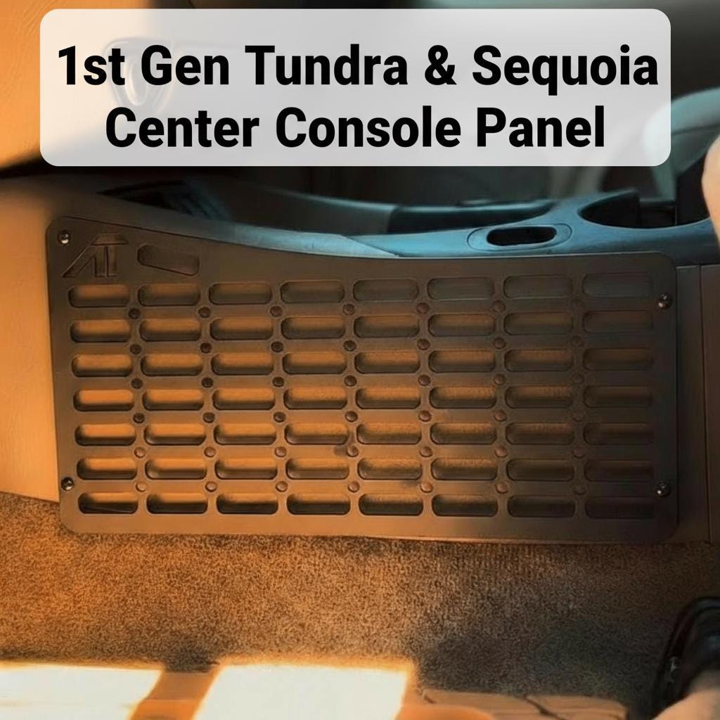 Toyota Tundra/Sequoia 1st Gen Interior Steel MOLLE Panel Set: 2000-2006