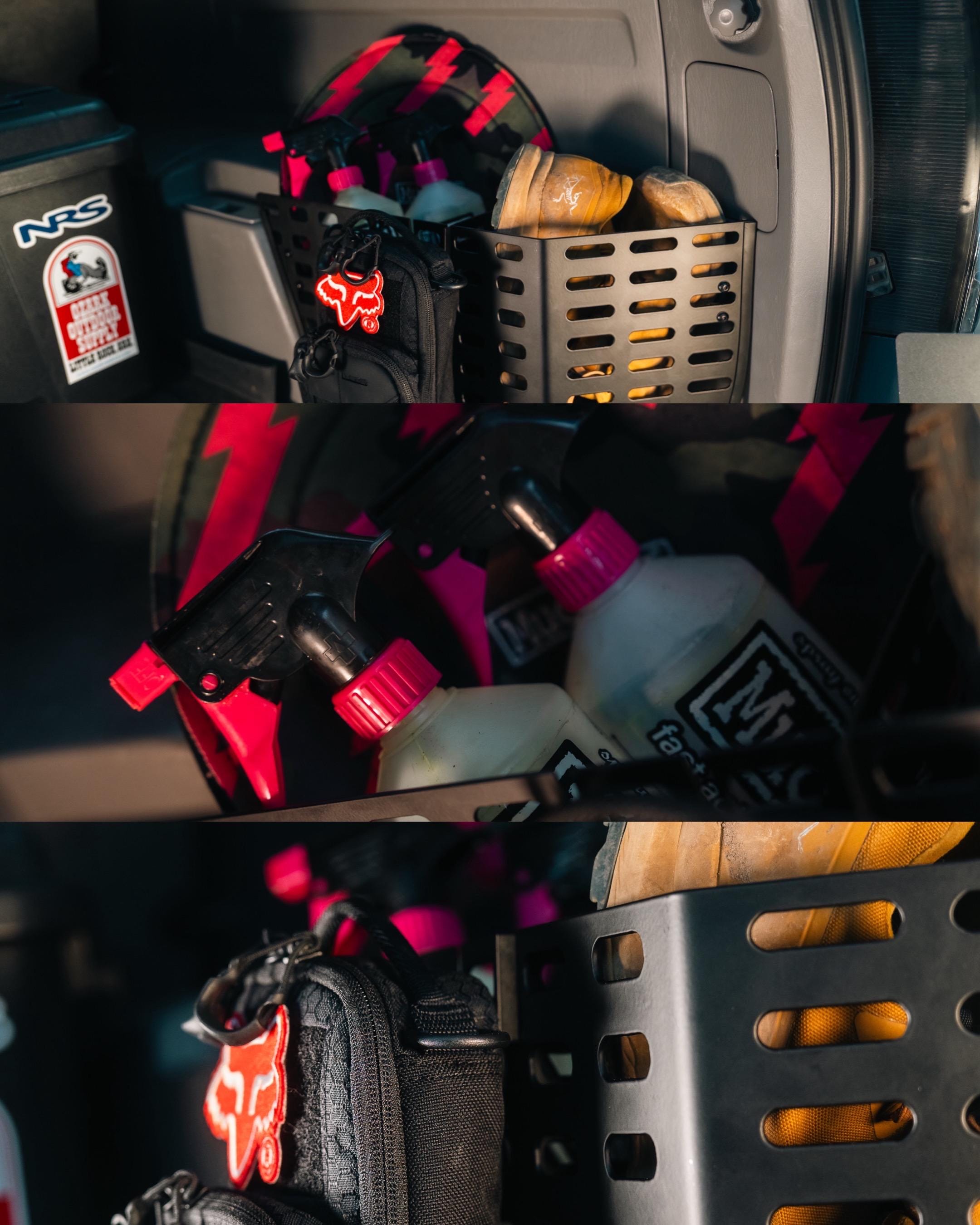 4th Gen Toyota 4Runner Rear Cubby Storage Box: CNC Steel Modular Cargo Organizer