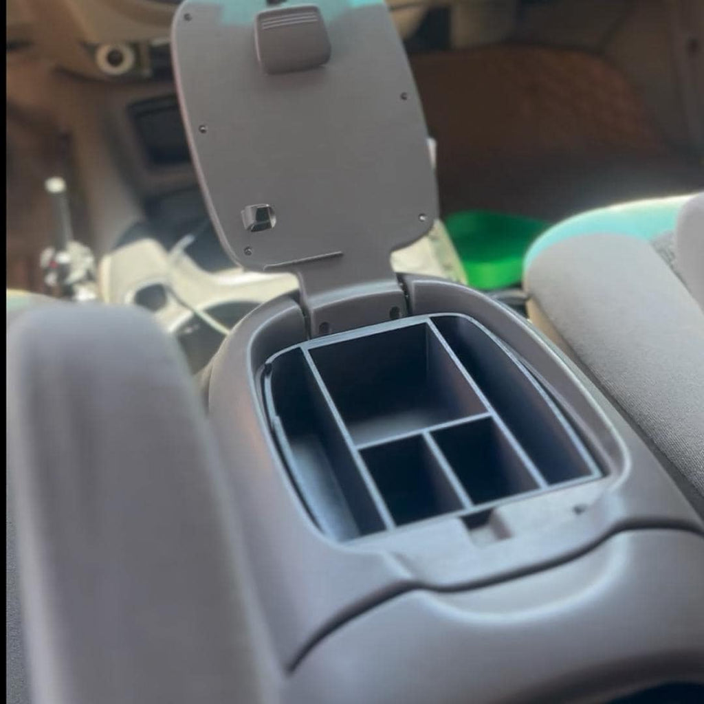 Toyota Tundra Sequoia Center Console Organizer, 1st Gen Tundra Double Cab Insert Tray, 2004 2005 2006 2007 No Coin Slot, 3D Printed