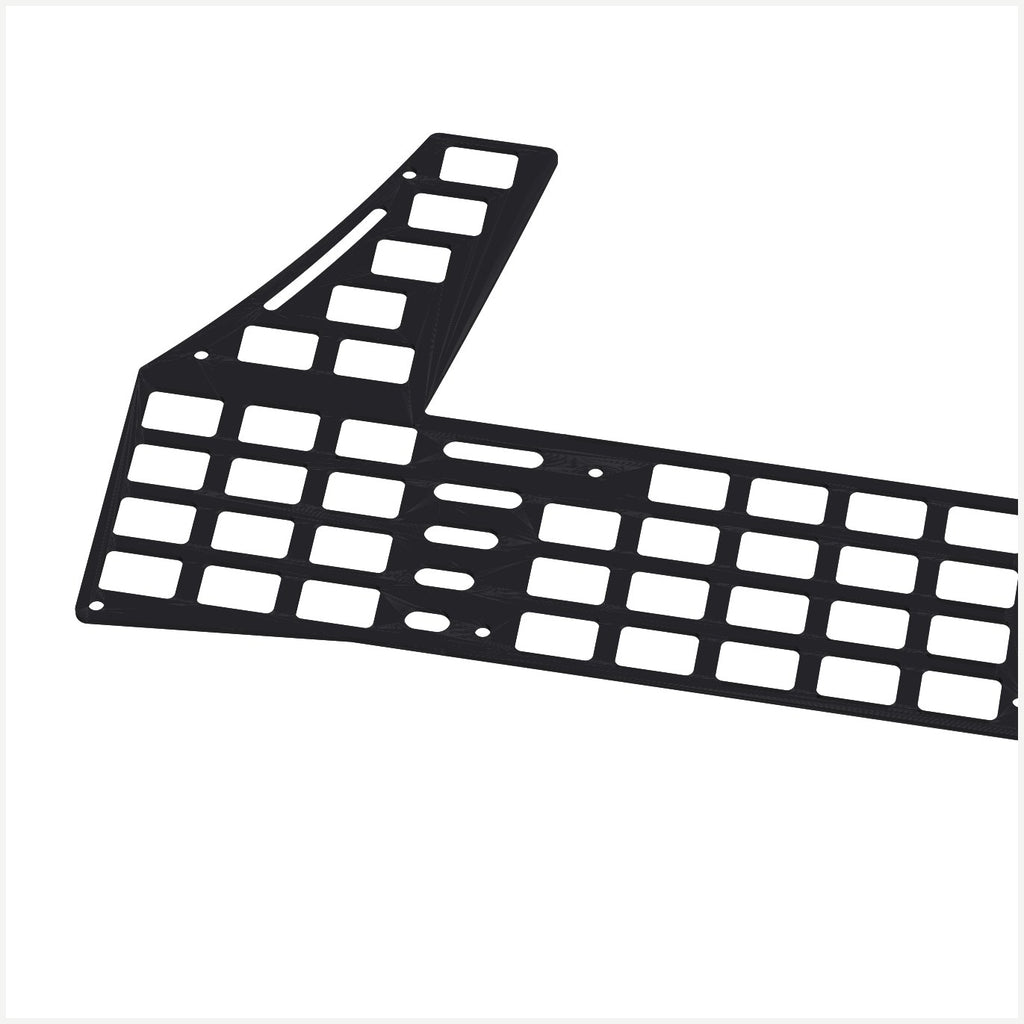 COMING SOON — 5th Gen 4Runner Center Console MOLLE Side Panels — Laser-Cut Steel (2010–2024)