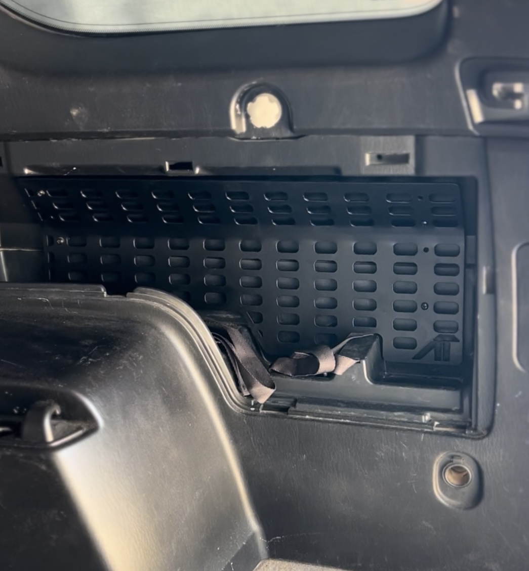 4th Gen 4Runner Rear Cargo Storage MOLLE Panel